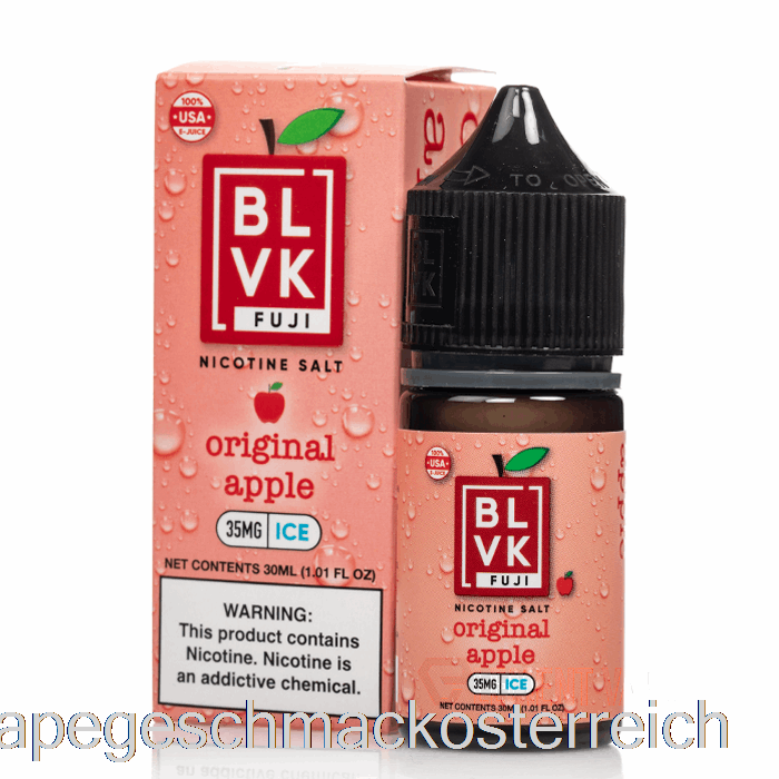 Original Apfeleis – Blvk Fuji-Salze – 30 Ml, 50 Mg Vape-Geschmack